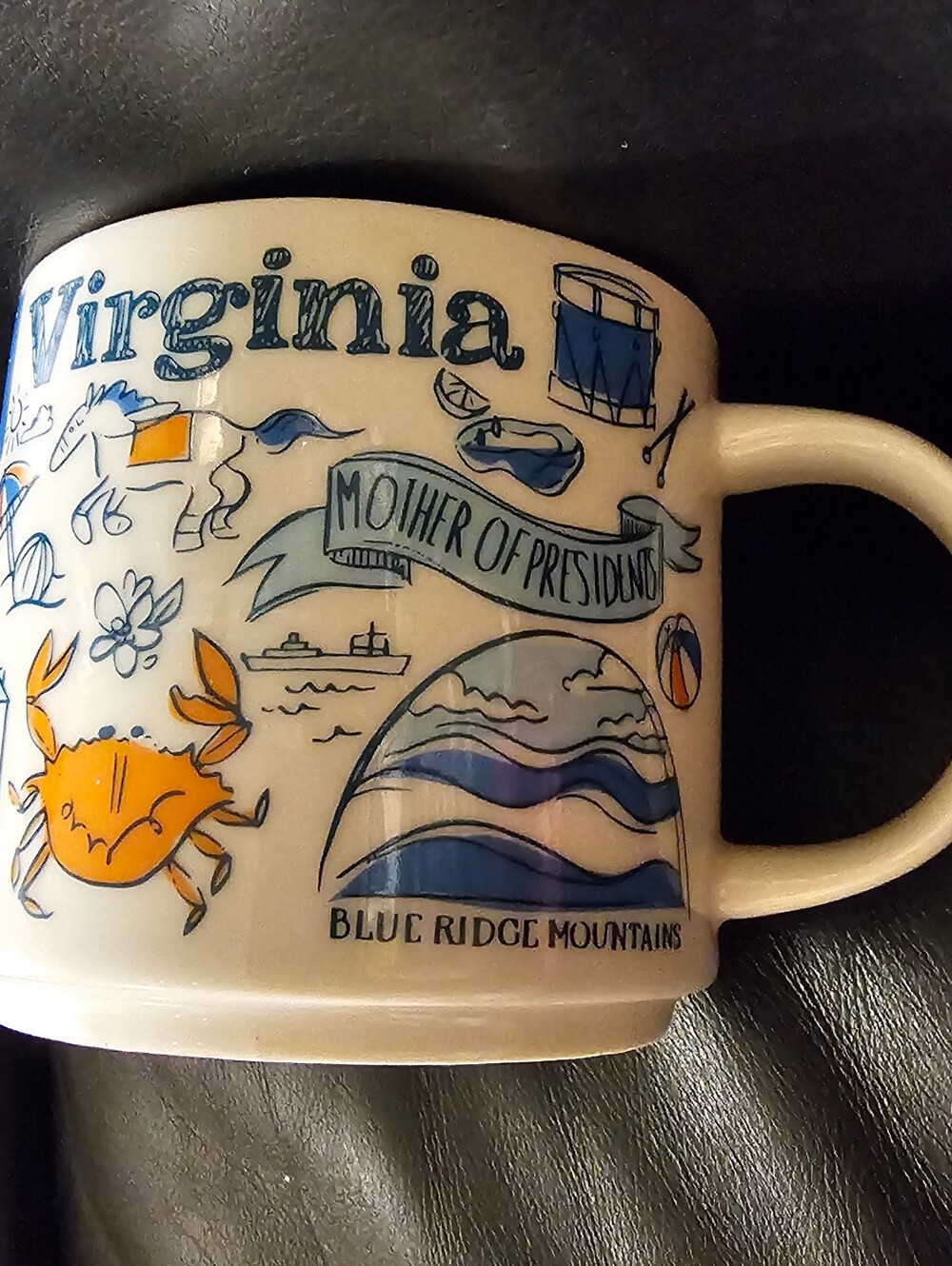 Starbucks Virginia 2018 Been There Series Collection Ceramic Coffee Mug 14oz EUC